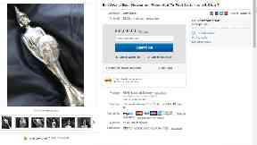The item has raised bids of £66,000 within a week.