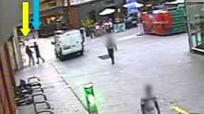 An altercation in the street between Mr Ahmed and Zakrocki.