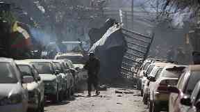 At least 17 people were killed and 110 others injured after a suicide car bomb blast rocked near Sidarat Square in central Kabul on Saturday.