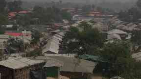 Hundreds of thousands of Rohingya have fled Myanmar to refugee camps in Bangladesh.