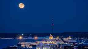 The view from Tallinn in Estonia.