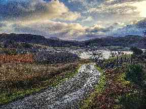 Inverkirkaig on a winter's day.