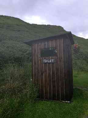 A bathroom break on the isles.