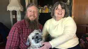 Relived: Dale and Sandra McIntier welcomed the good news.