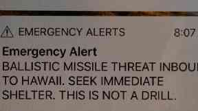 The man in his 50s was fired by the Hawaii Emergency Management Agency.