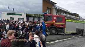 Ayrshire College: Roads closed by police.