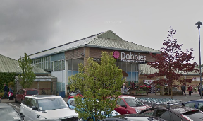 Break-in: Thieves targeted Dobbies Garden Centre.