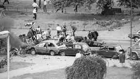 Where four soldiers and seven horses died when an IRA bomb was detonated.