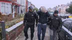 A total of 21 people were arrested during the raid.