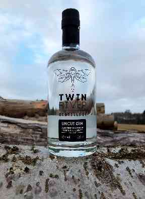 World's strongest gin: Twin River Distillery's Naked Gin 'Uncut' edition.