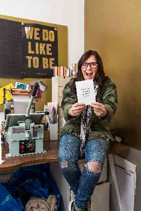 Sharon's business has soared in two years.
