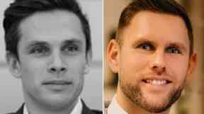 Jason Hill (l) and his brother Stuart (r).
