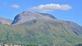 The pair had just climbed Ben Nevis in Fort William.