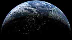Earth: Believers think the globe is flat.