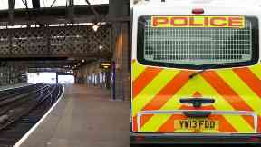 Police: He was arrested at train station.