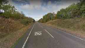 Road death: The man was on the A911 when he was hit.