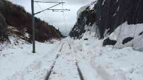 Snow: Drifts are highly unstable.