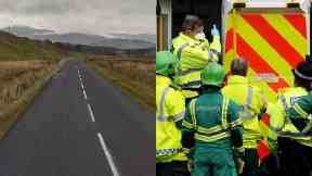 A701: Road was closed after crash.