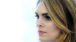 The former White House Communications Director, Hope Hicks