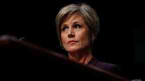 Former acting Attorney General Sally Yates was fired over her 'travel ban' advice