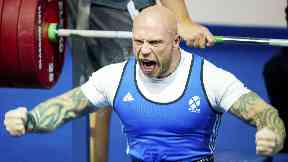 Micky Yule won powerlifting gold at the 2016 Invictus Games.