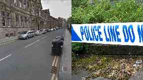 Edinburgh: A cordon was put in place.