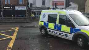 Police: Several streets taped off.