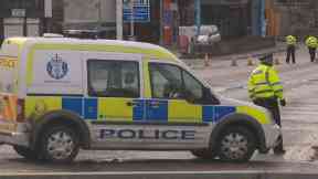 Shooting: Police at scene.