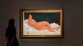 Nu Couche (Sur Le Cote Gauche), a Modigliani nude