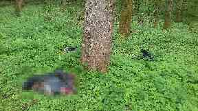 Ellon: Bodies found among trees near car park.