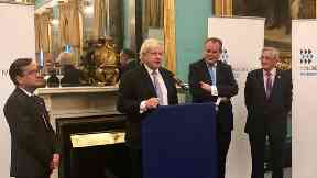 Boris Johnson was speaking at a gathering of the Conservative Way Forward.