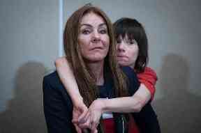 Charlotte Caldwell and her son Billy.