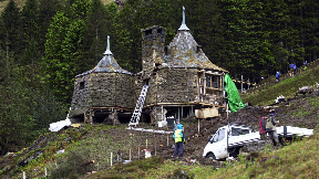 Glencoe: Filming of Harry Potter: Prisoner of Azkaban in 2003 (file pic).