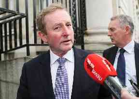 Outgoing Taoiseach Enda Kenny