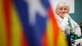 Clara Ponsati: Ex-minister at the SNP's spring conference in Aberdeen.