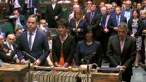 Brexit Bill: MPs line up to announce the result of the vote in the House of Commons.