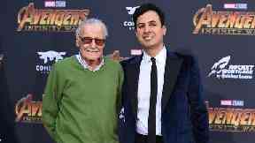 Stan Lee and Keya Morgan.