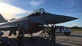 Pilots make sure the planes are in tip-top condition.