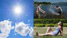 Sun: Highest temperature of the year recorded.
