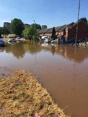 Severn Trent Water said it was ‘working hard’ to restore supplies