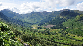 Glen Nevis: View from Ben Nevis.