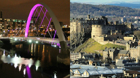 Two cities: Glasgow and Edinburgh joint third in annual report.