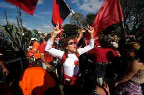 Supporters of the ex-president initially celebrated an order to release him from jail