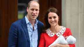 Prince Louis was born in April.