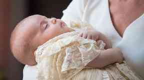 Prince Louis was christened by The Archbishop of Canterbury, the Most Reverend Justin Welby.