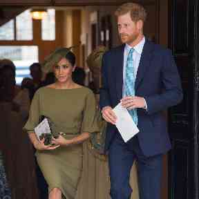 Newlyweds Meghan and Harry were also in attendance.