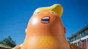 The Trump Baby blimp is due to fly near Parliament on Friday