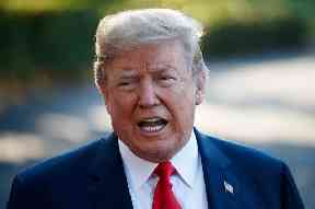 Mr Trump said he got on very well with former foreign secretary Boris Johnson