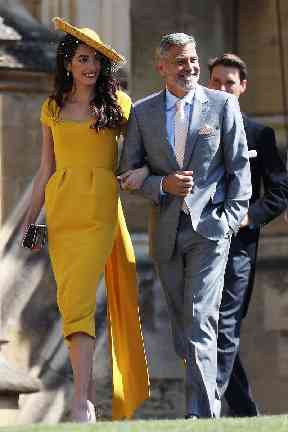 Clooney recently attended the royal wedding with wife Amal