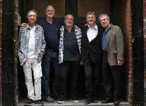 John Cleese (second from left) with his Monty Python colleagues